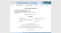 Desktop Screenshot of hudlaegerneivirum.dk