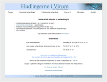 Tablet Screenshot of hudlaegerneivirum.dk